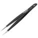 ESD Epoxy Coated Tweezers, Style 3C, Anti-Acid/Anti-Mag, SS, Fine, Pointed,4.3"